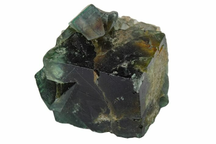 Fluorescent Green Rogerley Fluorite Crystal - England #173980
